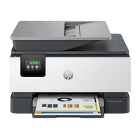 HP OfficeJet Pro 9125 All-in-One Printer - White-All-in-one printer for print, scan, copy, fax, includes setup cartridges, power cord, and guides, supports mobile printing and ADF