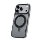 TUFF8 Glide360 Mag Case for iPhone 17 Pro - Smoke Black-360° Rotating Stand: Built-in stand that rotates to multiple angles for hands-free phone use