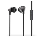 LOGiiX  Blue Piston tuneFREQS 360 In Ear Headphones with Mic - Graphite Grey-With full stereo sound, an 11.5mm driver, durable aluminum housing and flat cables the tuneFREQS will be your ultimate travel companion and provide you with the sound that you need.