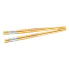 DBLG Imports Eterna #582 Long Handle Round Poster Brush - Size 8 - 12 Pack-Long varnished wooden handle