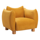 Zuo Meia Accent Chair - Mustard-Assembly required