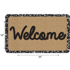 Ashley Productions - The Original Fun Mat - Tapis de Bienvenue - 18" x 30" - Composition en Toile de Jute de Bienvenue-Antidérapant et durable : Le support en caoutchouc robuste garantit la sécurité et la durabilité, idéal pour les zones à fort passage.