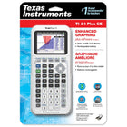 Texas Instruments TI-84 Plus CE Limited Edition Graphing Calculator, White-TI rechargeable battery