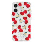 Kate Spade Protective Compatible with MagSafe Case for iPhone 17 - Cherry Dot-Designed for Use avec Apple’s MagSafe Accessories