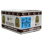 ECO II 100% Compostable Industrial Bags - 42" x 48" - Frosted - 100 Pack-100 Pack