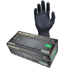 Ronco - Gants en nitrile Sentron, Noir, Grand, Paquet de 100-Noir