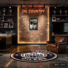 Wayne Gretzky Oilers Stanley Cup - Framed Canvas - 22" x 31"-Finished size: 22.5x31.5