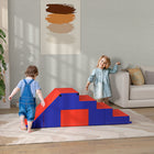 Qaba - Ensemble de jeu en mousse pour enfants à ramper et grimper - bleu foncé - ensemble de 2-Aide les tout-petits à développer l’équilibre, la coordination et la force 