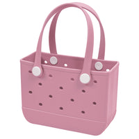 Merangue Small EVA Travel Tote - Light Pink-Spacious & lightweight – small size (28 x 21 x 11 cm) with ample storage space