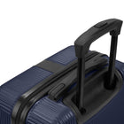 Bugatti Alexandria Collection 26.50" Hardside Spinner Luggage – Navy-Zipper-release expansion system for 20% more packing space *