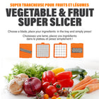 As Seen on TV NutriSlicer XL 4-in-1 Handheld Kitchen Slicer and Chopper with Storage Container - Black-The Nutrislicer XL features an attachable 1.2L container, allowing you to chop and slice foods directly into the container for super easy storage and transfer. 