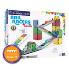 Magna-Tiles Rail Racers Deluxe 90-Piece Magnetic Construction Set-What Makes It Unique: Created by a MAGNA-TILES fan and Super Dad, Rail Racers are designed to let kids build like never before! Build racetracks, ramps, bridges and more to enhance the open-ended play experience!