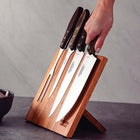 Tramontina - Ensemble de couverts pour barbecue Churrasco avec porte-couteaux magnétique en bois - Acier inoxydable - Manches en polywood - Ensemble de 5 pièces-Assemblé avec trois rivets en alliage solide