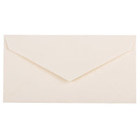 JAM Paper Monarch Strathmore Invitation Envelopes - 3.875" x 7.5" - Natural White Wove - 50 Pack (3197090I)-Natural White Wove
