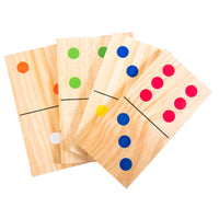 Triumph - Ensemble Dominos En Bois De Pin 28 Pcs Pelouse -IDÉAL POUR L’INTÉRIEUR COMME POUR L’EXTÉRIEUR — Jouez à des jeux de dominos grand format à l’extérieur pour encore plus de plaisir