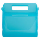 JAM Paper - Boîte à lunch en plastique - 4 3/4 po x 7 3/4 po x 4 3/4 po - Bleu givré -Taille: 4 3/4 x 7 3/4 x 4 3/4 pouces