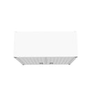 Manhattan Comfort Fortress Modern Garage Cabinet 2-Piece Set - 30" W x 30.3" H - White-30 Day Limited Manufacturer's Warranty