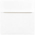 JAM Paper Enveloppes d'invitation carrées doublées d'aluminium - 6 x 6 po - blanc avec feuille d'argent - paquet de 50-Taille : carré (6 x 6 pouces), Excellent moyen de rendre vos occasions encore plus spéciales