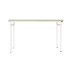 Ceha Canada KMH Folding Table - 28" H x 47" L x  27.5" W - Signal White-SCRATCH-RESISTANT TABLE TOP: 1" thick MFC (Melamine Faced Chipboard) top ensures long-lasting durability and protection against scratches