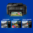 Epson - Cartouches d’encre 220 - Noir Grande Capacité/Couleur standard CMJ-Le système d’impression Epson est particulièrement conçu pour être utilisé avec les encres d’origine Epson. L’utilisation d’encres non authentiques peut entraîner des dommages qui ne sont pas couverts par la garantie limitée de l’imprimante