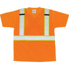 SCN Industrial Csa Compliant T-Shirts, Polyester, 2X-Large, Orange - 3 Pack-Background Colour: Orange