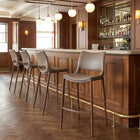 Zuo Ace Barstool - Brown/Walnut - Set of 2-Assembly required