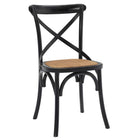 Modway - Gear Fauteuil d’appoint de salle à manger Ensemble de 2 - Noir-6