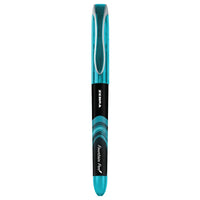 Zebra Fountain Pen - Teal Ink-Fountain pen