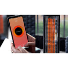 EnerG+ 1500-Watt Infrared Floorstanding Electric Outdoor Heater with Wifi-Remote Control and WiFi control