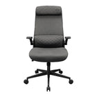 COUGAR Stryder Office Chair with Lumbar Support & Flip-Up Armrests - Grey-Wider Adjustable Headrest: Provides flexible support for your neck and head, promoting healthy alignment across a range of recline angles and task positions