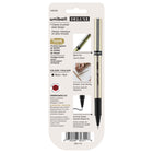 uni-ball Deluxe Rollerball Pens – 0.7mm – Black – 3 Pack  -Attractive brushed steel exterior has a gleaming black matte finish
