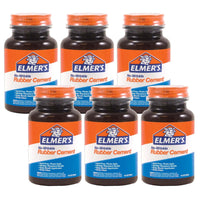 Elmer's - Ciment en caoutchouc avec applicateur, 4 oz, paquet de 6-Une solution facile pour les photos adhérentes et les projets détaillés de copier-coller
