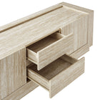 Modway Hollis 59" Travertine TV Stand - Travertine-9