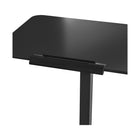 Seville Classics 25.6" W airLIFT Pneumatic Tilting Mobile Desk Cart - Black-Supports a total weight of up to 35 lb evenly distributed