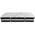 Flash Furniture - Matelas Capri Comfortable avec mousse de 12 pouces et à ressorts ensachés, à une place en boîte-Confort semi-ferme