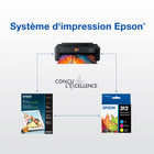 Epson - Cartouche d'encre T312XL620 Claria Photo HD - Grande capacité - Magenta clair-Le système d’impression Epson est particulièrement conçu pour être utilisé avec les encres d’origine Epson. L’utilisation d’encres non authentiques peut entraîner des dommages qui ne sont pas couverts par la garantie limitée de l’imprimante