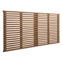 Modway Render Wall Mount King Headboard - Walnut-Mid-Century King Headboard