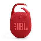 JBL Clip 5 Portable Speaker - Red-The JBL Clip 5 incorporates post-consumer recycled plastic and fabric for the speaker grille.