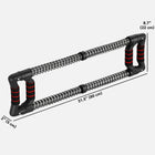Soozier Chest Expander with 22-110 lb Adjustable Resistance for Men Women-Four springs ensure uniform resistance, enhancing muscle efficiency 