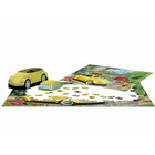 Eurographics - Casse-tête en boîte métallique en forme de VW Beetle camping - 550 pièces-Panneau bleu européen
