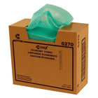 Chicopee Chix Economy 11 1/2" x 24" Towel Wipes - Green - 150 Pack-Material: Poly