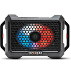 ECOXGEAR Defender Outdoor Portable Bluetooth Speaker - Black Oak-2-Way Speaker System:6"x9" full-range polypropylene carbon main driver with a 1.7" titanium tweeter, for balanced, quality acoustics you won't find on ordinary portable speakers. 