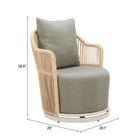 Zuo Lanai Swivel Chair - Multicolor-6