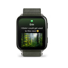 Garmin - Venu X1 - Moss avec fond en titane et bracelet en nylon Moss ComfortFit-OPTIONS D'ENTRAÎNEMENT - Suivez tous vos mouvements grâce à plus de 100 applications sportives préchargées, notamment pour la course à pied, le golf, la musculation et bien plus encore. De plus, les programmes Garmin Coach pour la course à pied, la musculation et le cyclisme vous aident à atteindre vos objectifs, quels qu'ils soient