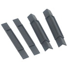 Korr - Supports en plastique pour plateau - Noir - Paquet de 4-Le matériau rigide offre un support stable pour les fichiers et documents lourds