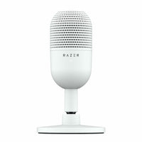 Razer Seiren V3 Mini - White-Fitted with a custom condenser capsule, the mic's impressive sensitivity can capture more detail especially at higher frequencies, ensuring it broadcasts your voice with stellar clarity and quality
