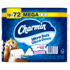 Charmin Ultra Soft Toilet Paper - Mega Rolls - 18 Pack-Pack contains 18 Mega Rolls (224 Sheets Per Roll) of Charmin Ultra Soft Toilet Paper