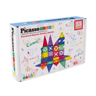 Picasso Tiles Magnetic Tiles - Set of 33-Learning by playing: Never too early to start developing kids creativity. Children can acquire strong sense of color, geometrical shapes including 3D forms numbers counts, magnetic polarities & architectural design at early age.