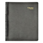 Blueline - 2027 agenda mensuel 16 mois MiracleBind avec reliure à double spirale – 10 3/4 po x 8 1/8 po – noir – bilingue-Un mois par page double avec un bloc par jour