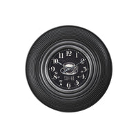 Monarch Specialties Clocks 20" Round Clock - Charcoal Grey -Sleek and trendy 20" round wall clock in charcoal grey adds charm to your home decor